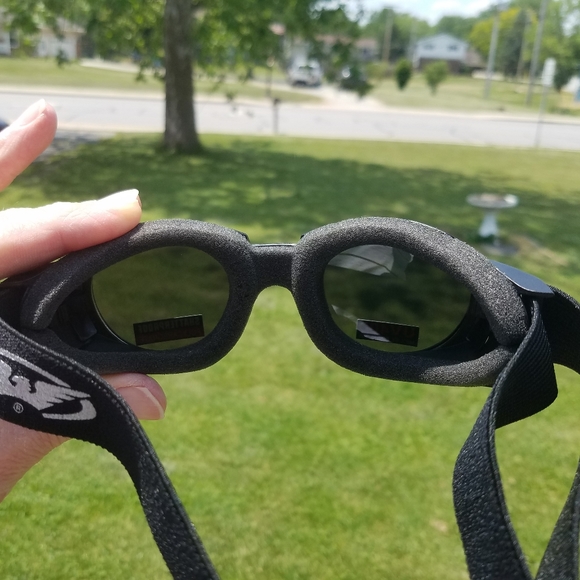 2000 Venezuela bolivar currency Motorcycle Goggles Burning Man Cycling Men Nomad - Picture 10 of 13